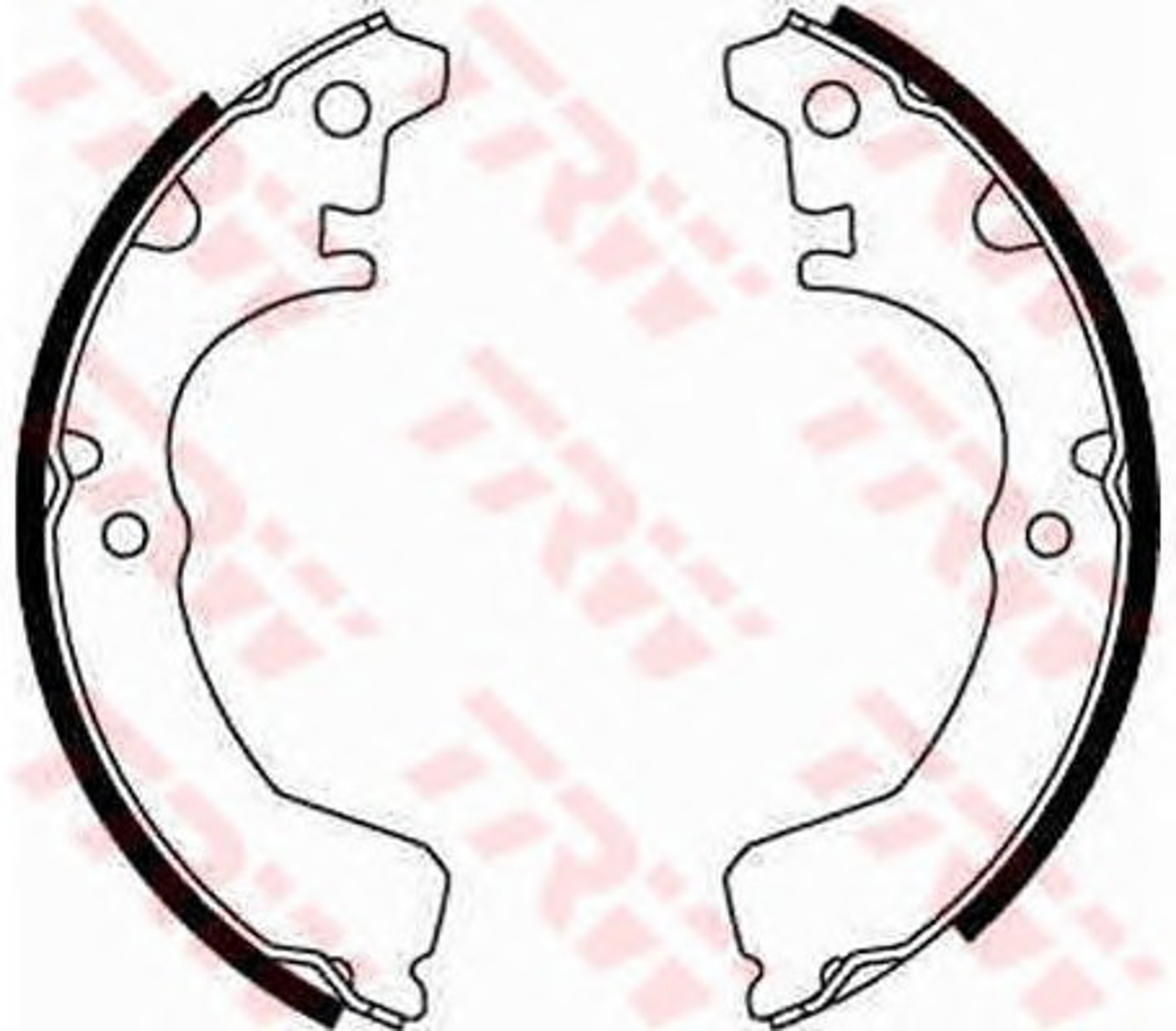 Колодки тормозные барабанные TRW GS8220