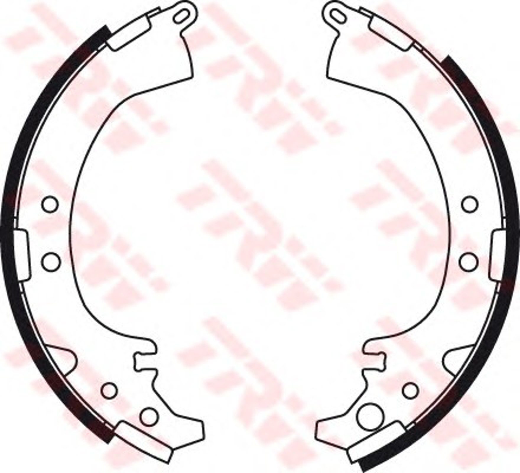 Колодки тормозные барабанные TRW GS8449