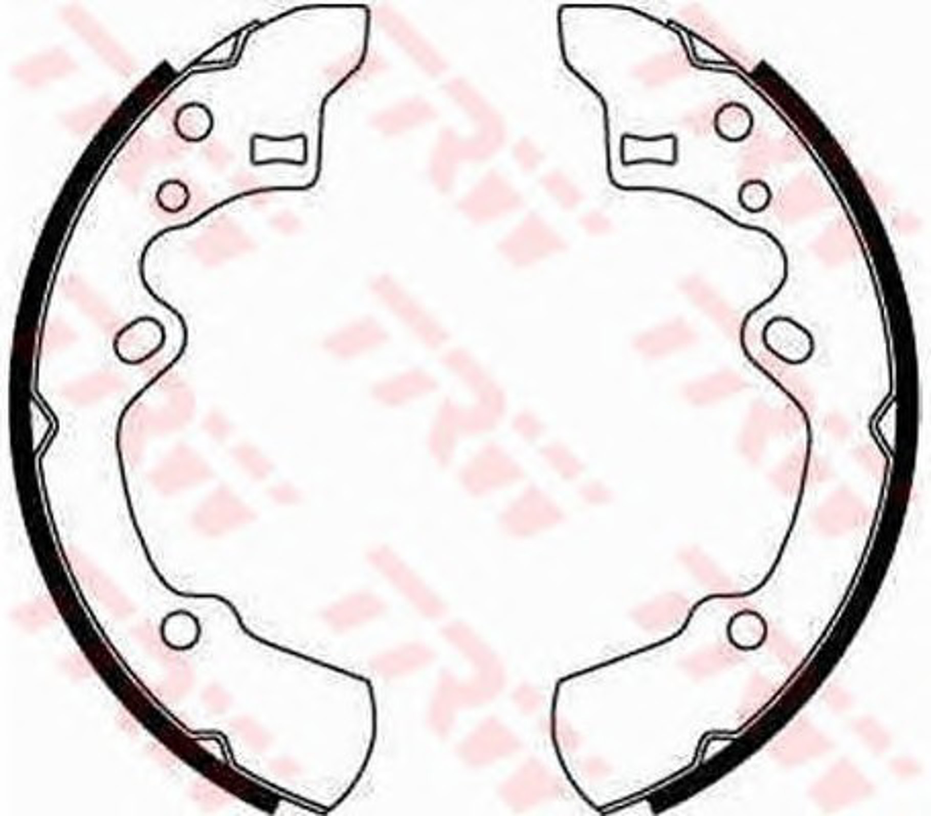 Колодки тормозные барабанные TRW GS8520
