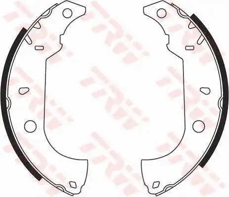 Колодки тормозные барабанные TRW GS8614