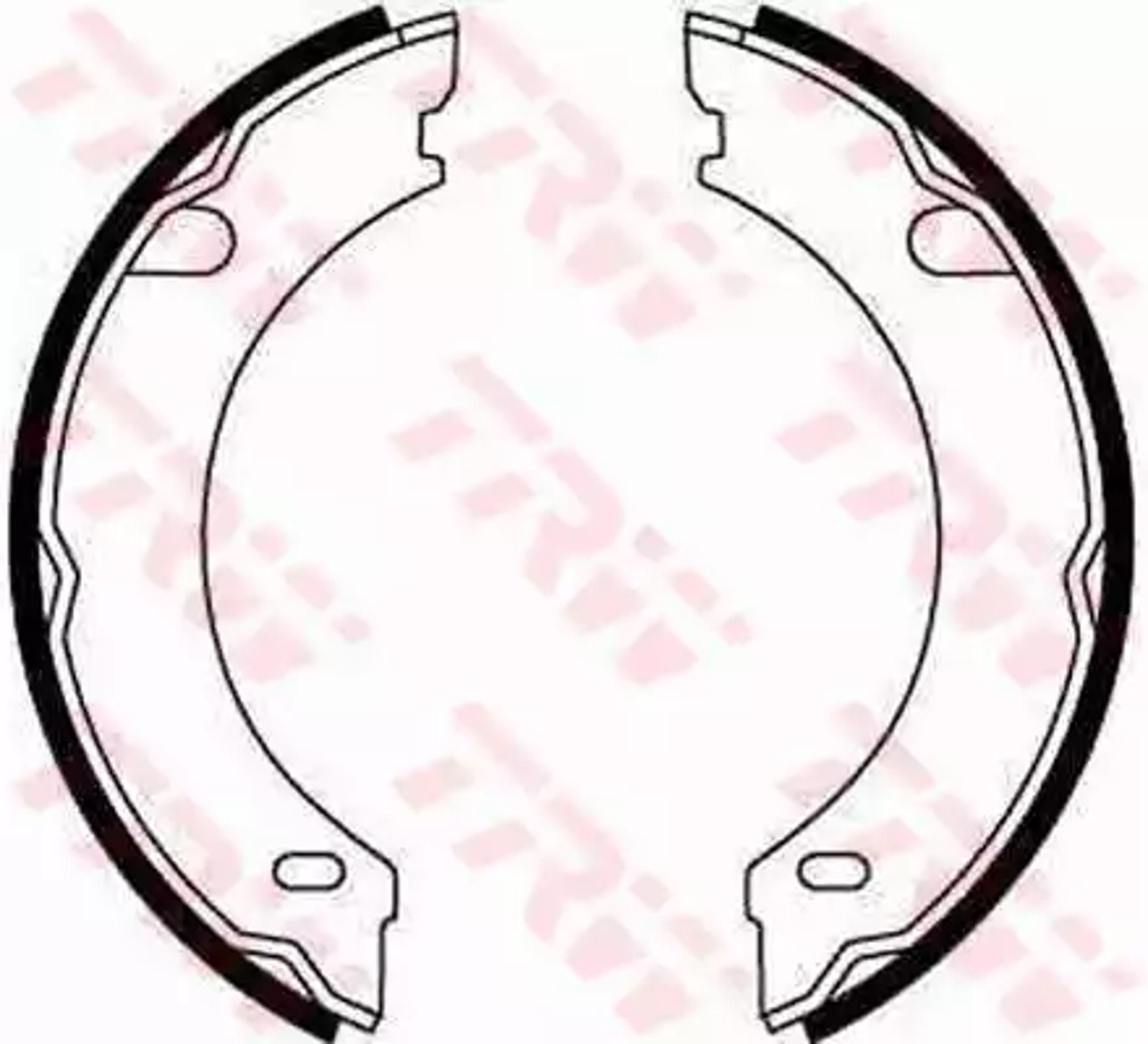 Колодки тормозные барабанные TRW GS8621