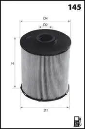Lfde164 фильтр топливный TRW LFDE164