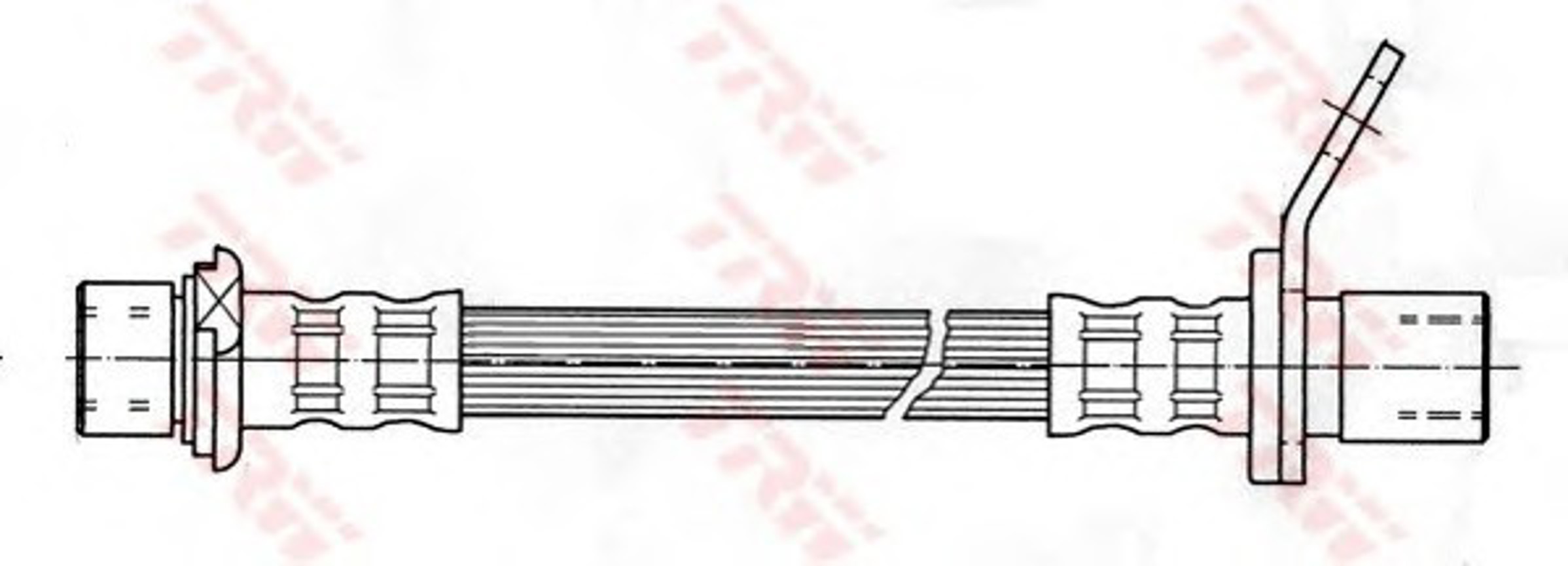 Шланг тормозной TRW PHA393