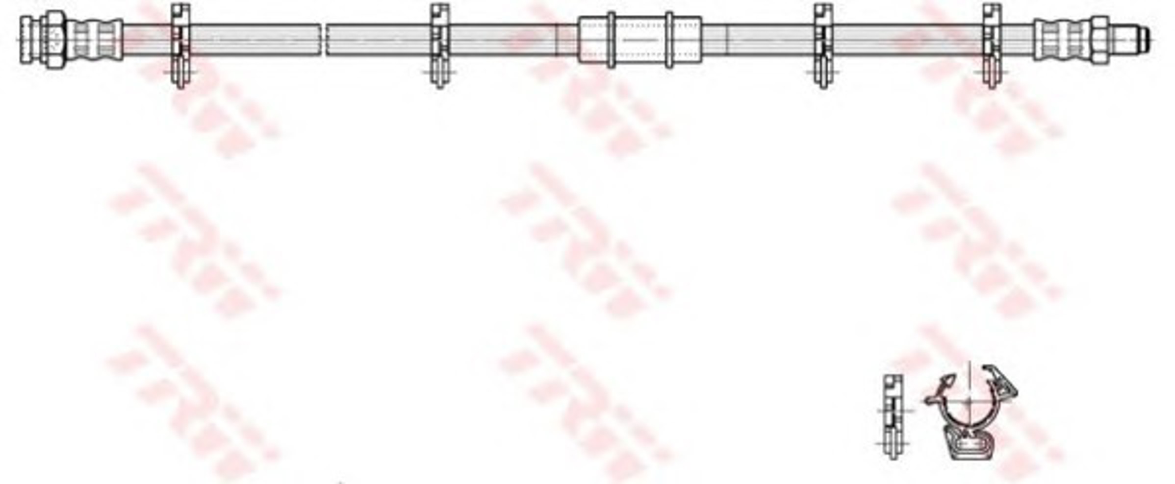 Шланг тормозной TRW PHB269