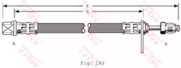 Тормозной шланг TRW PHB368