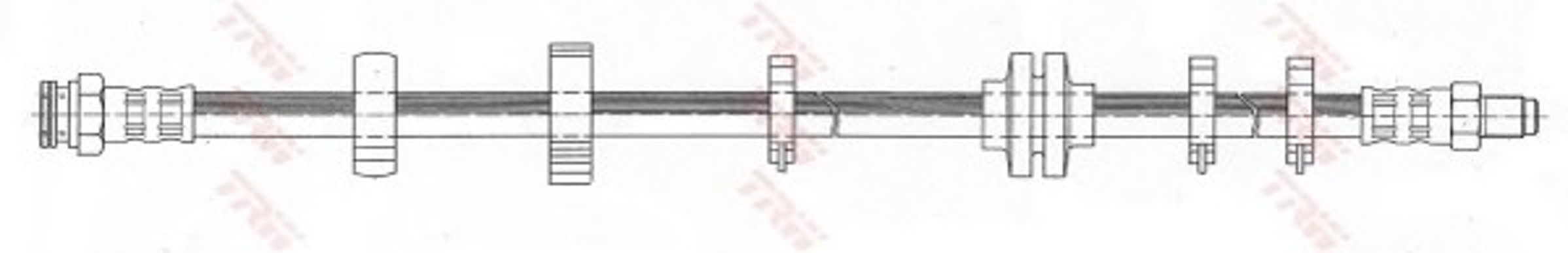 Шланг тормозной TRW PHB390