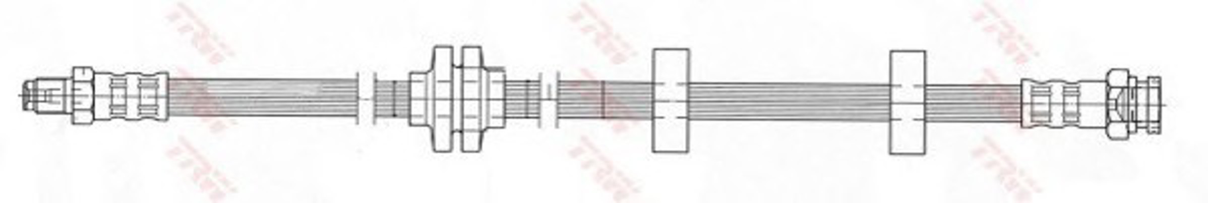 Шланг тормозной TRW PHB409