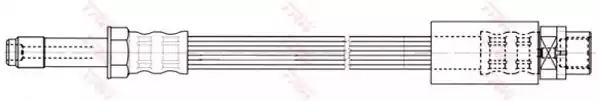 Тормозной шланг TRW PHB415