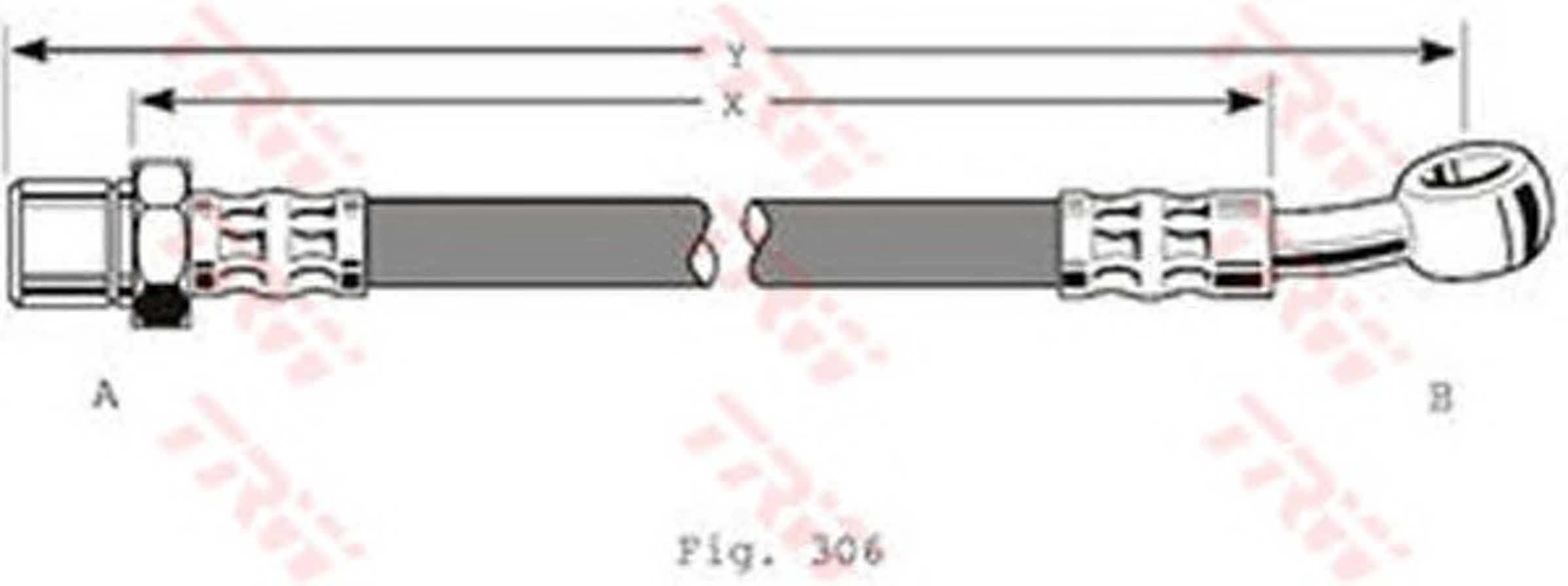 Шланг тормозной TRW PHD192