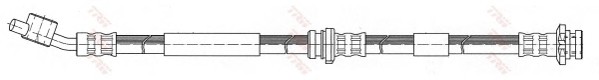 Шланг тормозной TRW PHD325