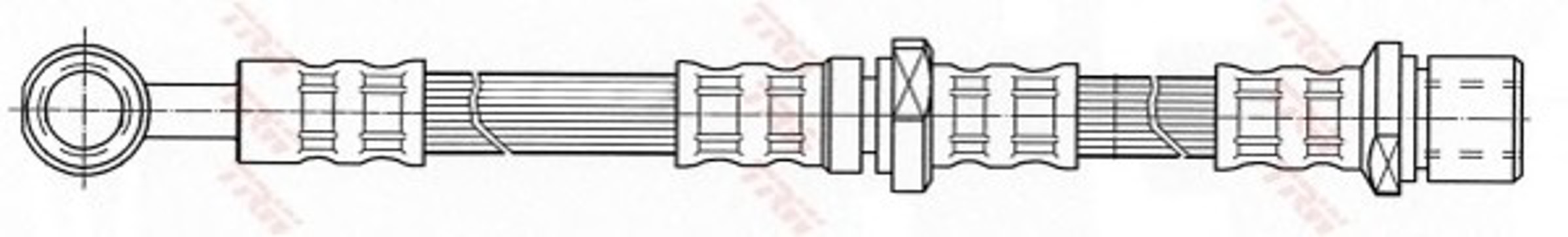 Шланг тормозной TRW PHD436