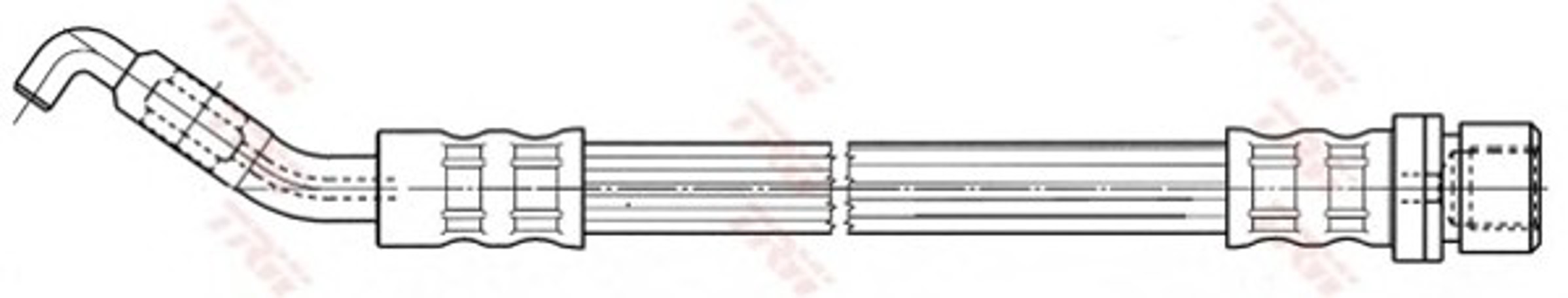 Шланг тормозной TRW PHD535