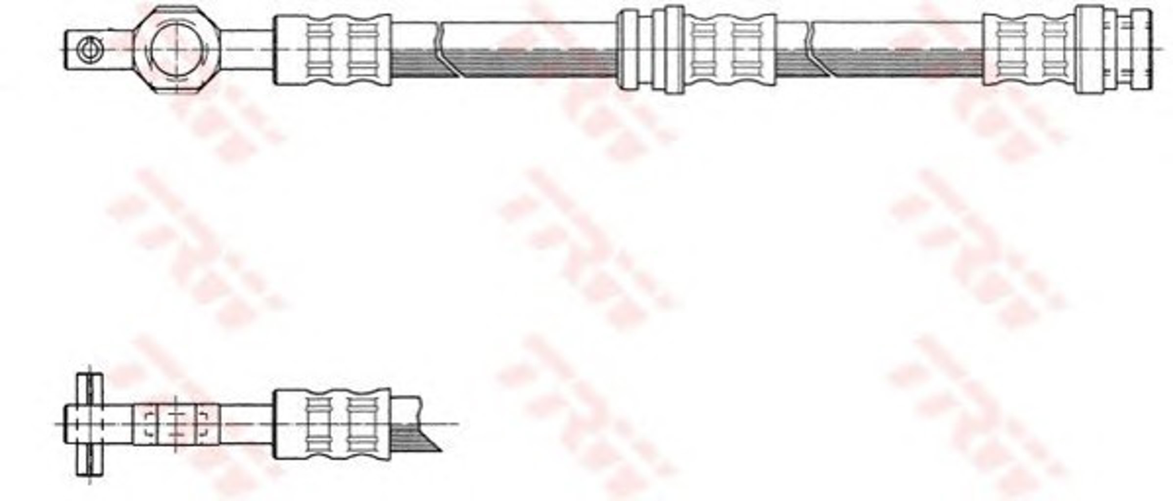 Шланг тормозной TRW PHD736