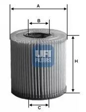 Фильтр масл. UFI 25.069.00