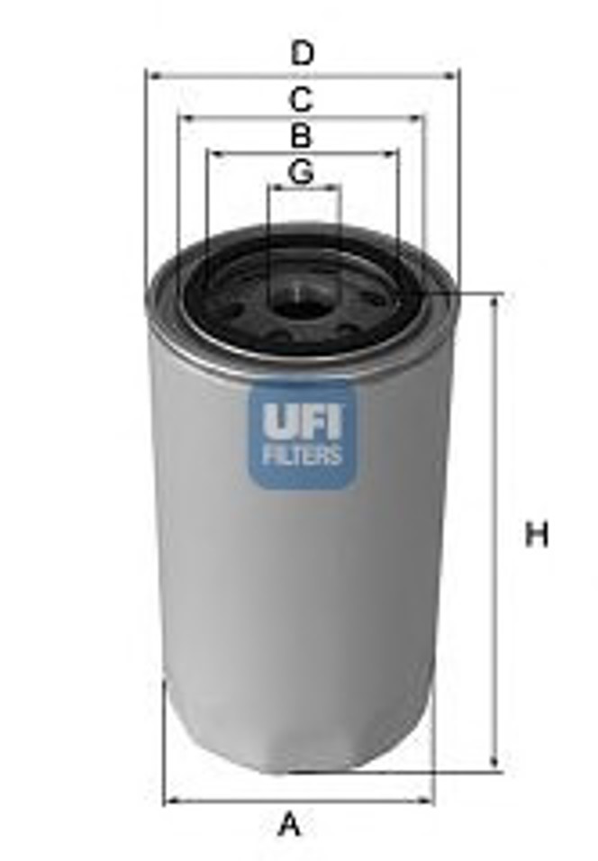 Фильтр масляный UFI 23.117.00