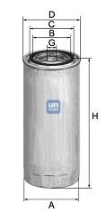 Топливный фильтр UFI 24.323.00