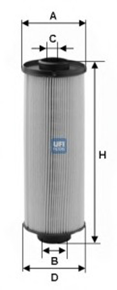 Фильтр топливный UFI 26.004.00