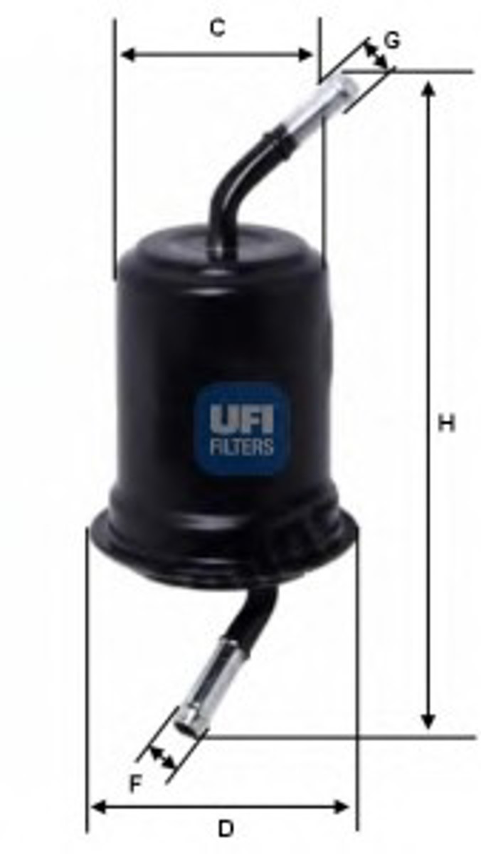 Фильтр топливный UFI 31.520.00