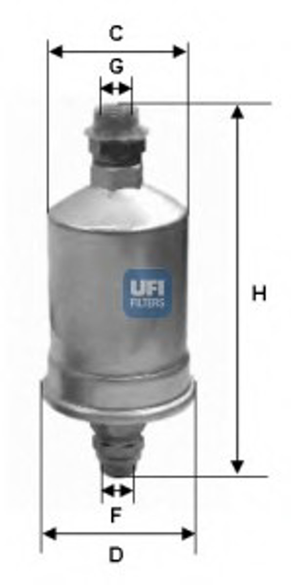 Фильтр топливный UFI 31.532.00