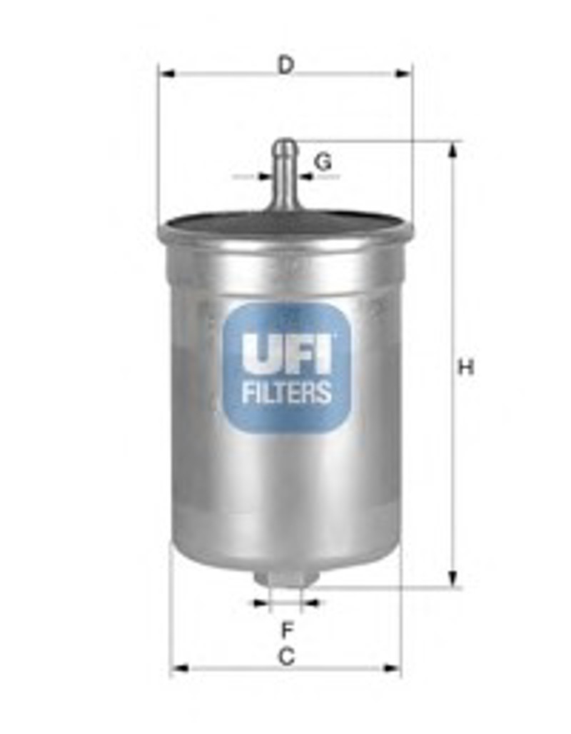 Фильтр топливный UFI 31.570.00