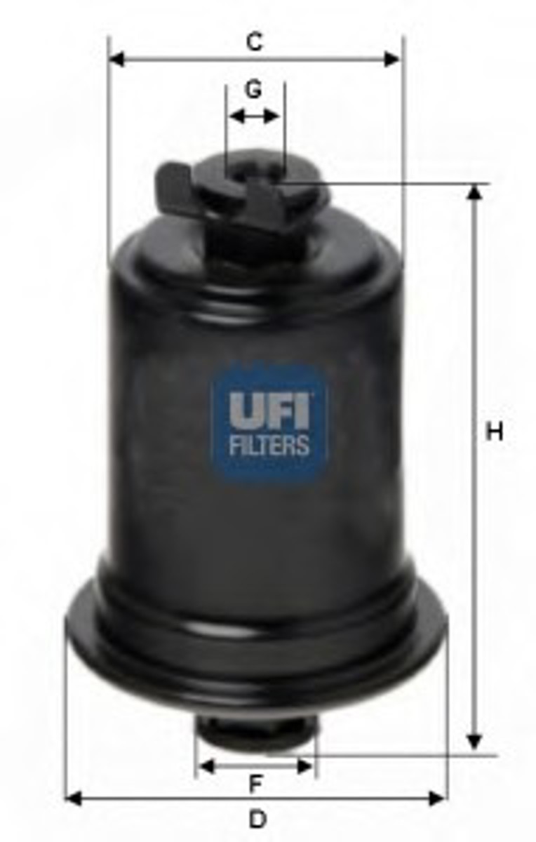 Фильтр топливный UFI 31.609.00