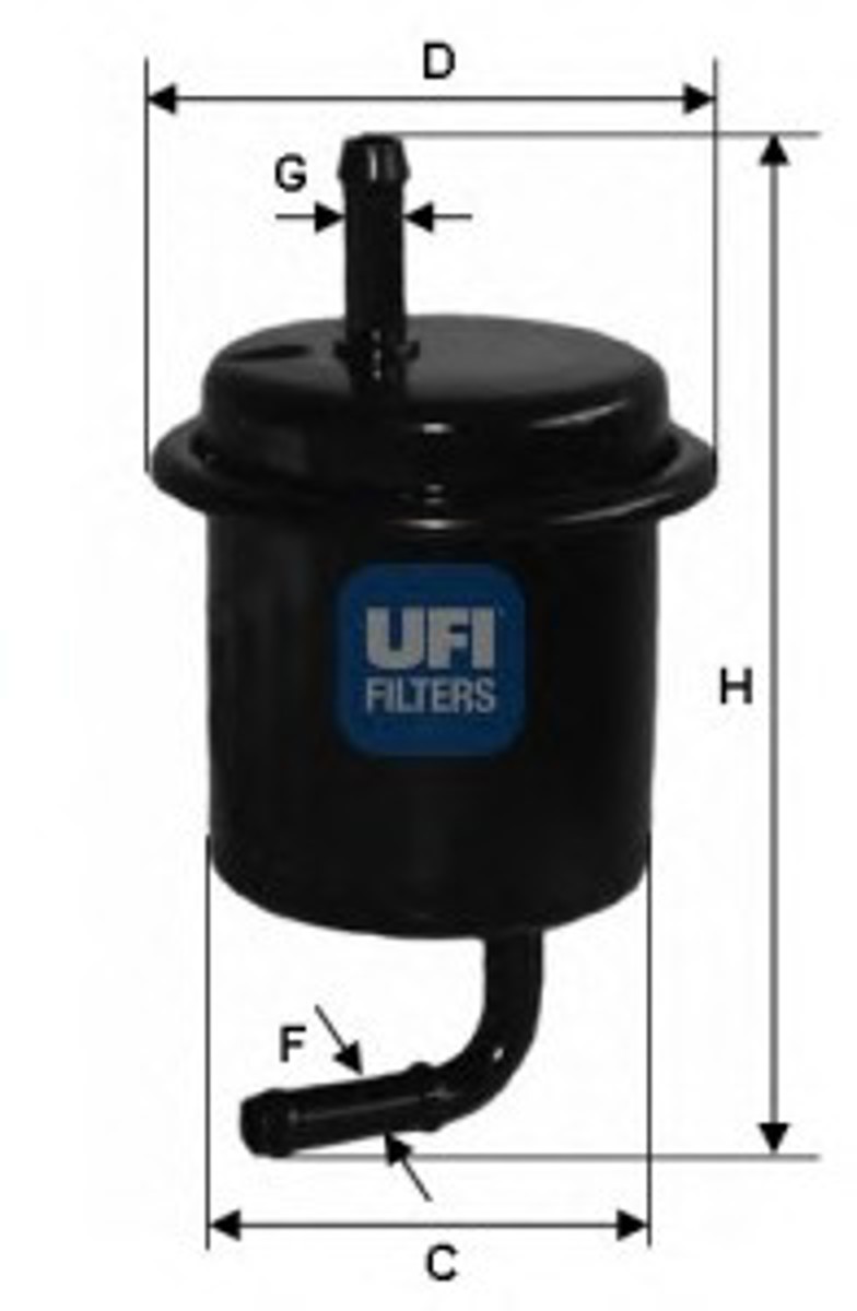 Фильтр топливный UFI 31.801.00