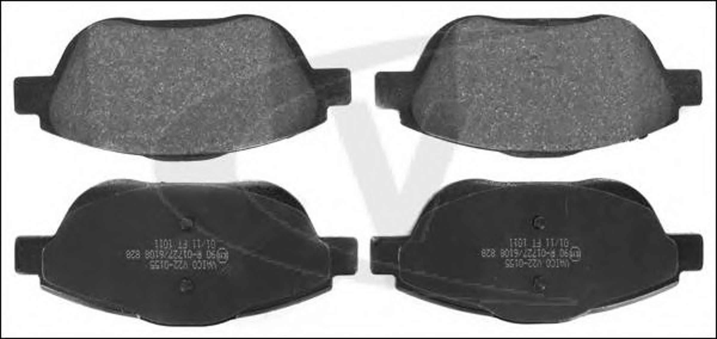 Колодки тормозные дисковые VAICO V22-0155
