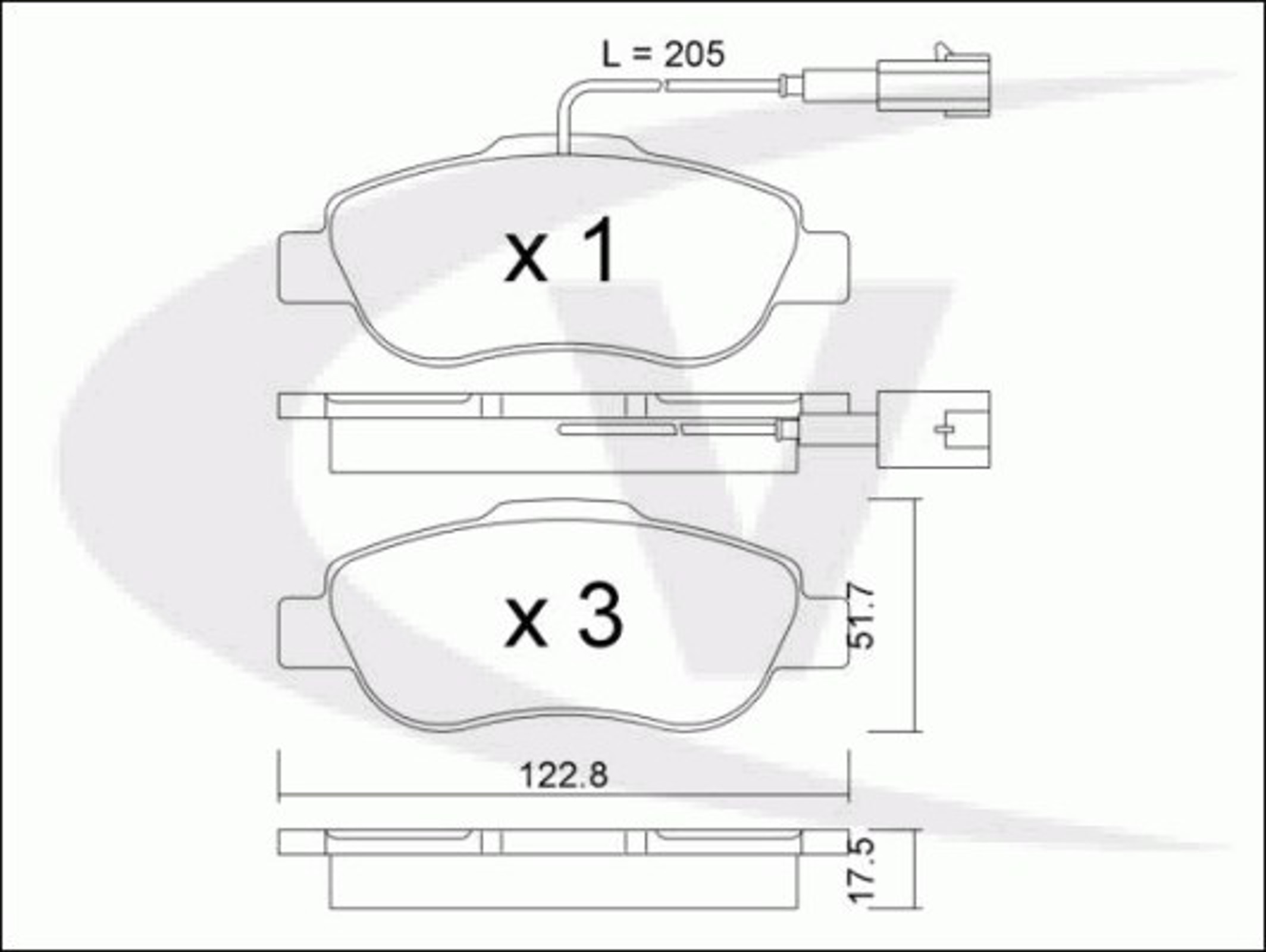Колодки тормозные дисковые VAICO V24-0029