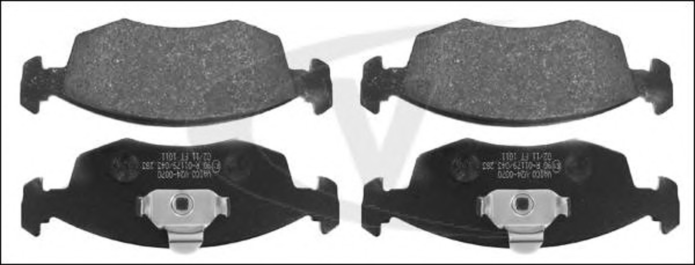 Колодки тормозные дисковые VAICO V24-0070