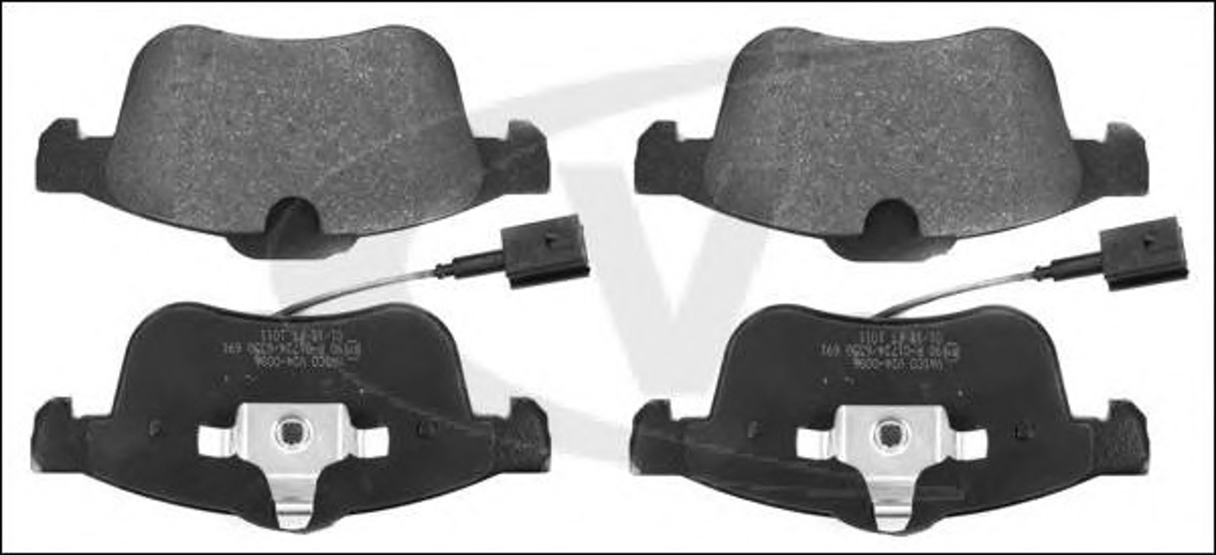 Колодки тормозные дисковые VAICO V24-0096