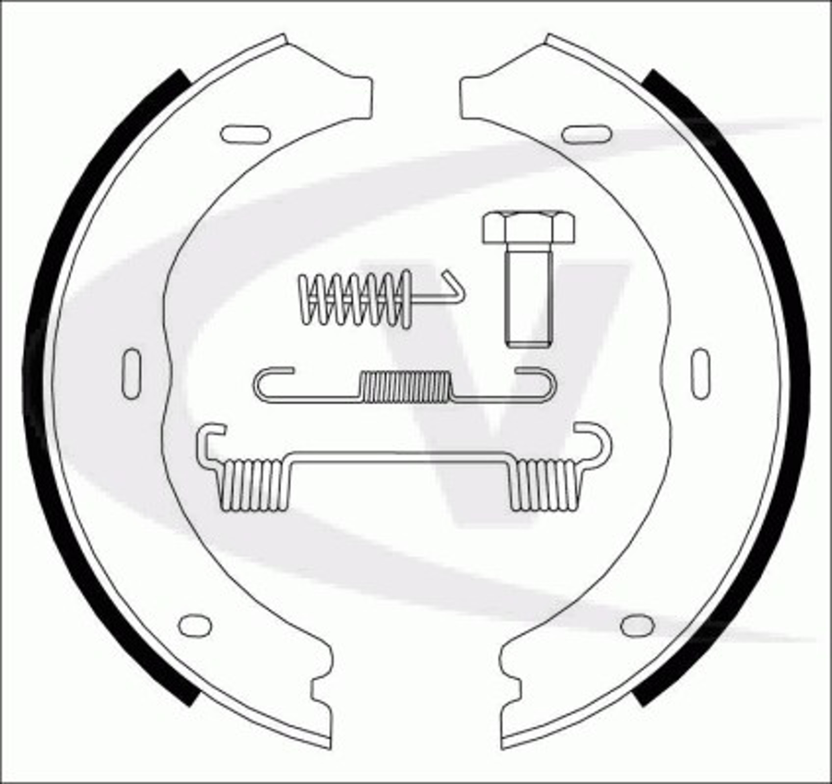 Колодки тормозные барабанные VAICO V30-7530