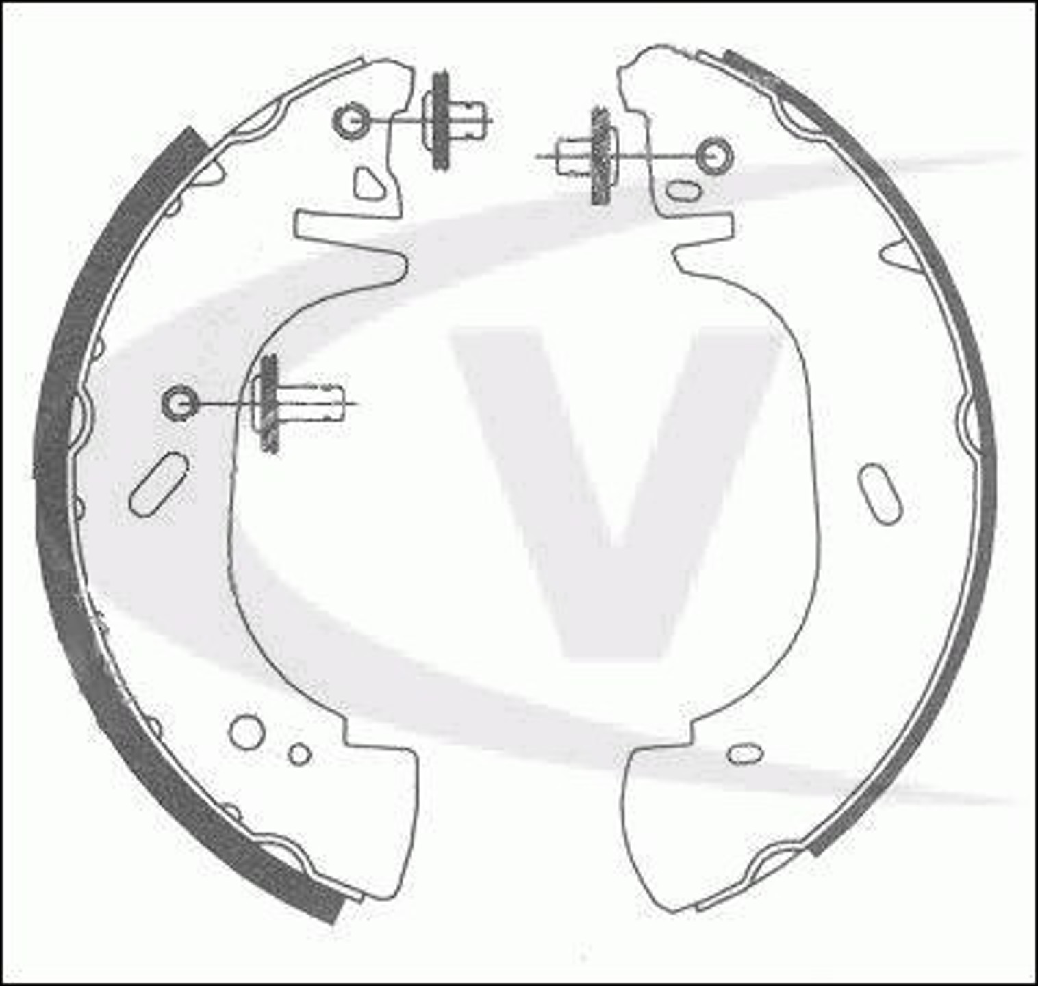 Комплект тормозных колодок VAICO V40-8101