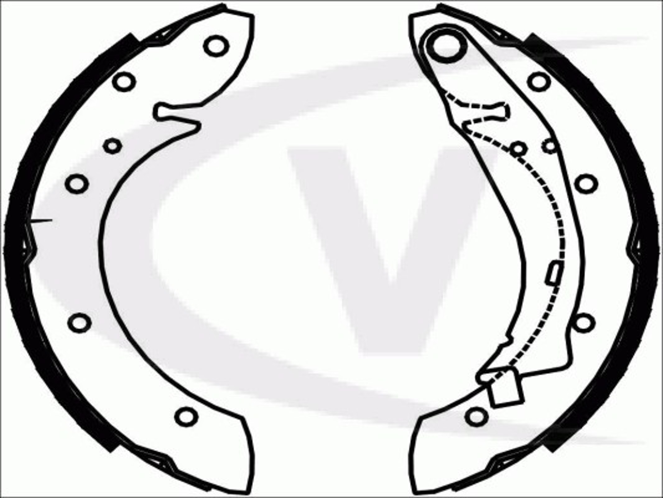 Комплект тормозных колодок VAICO V46-0165