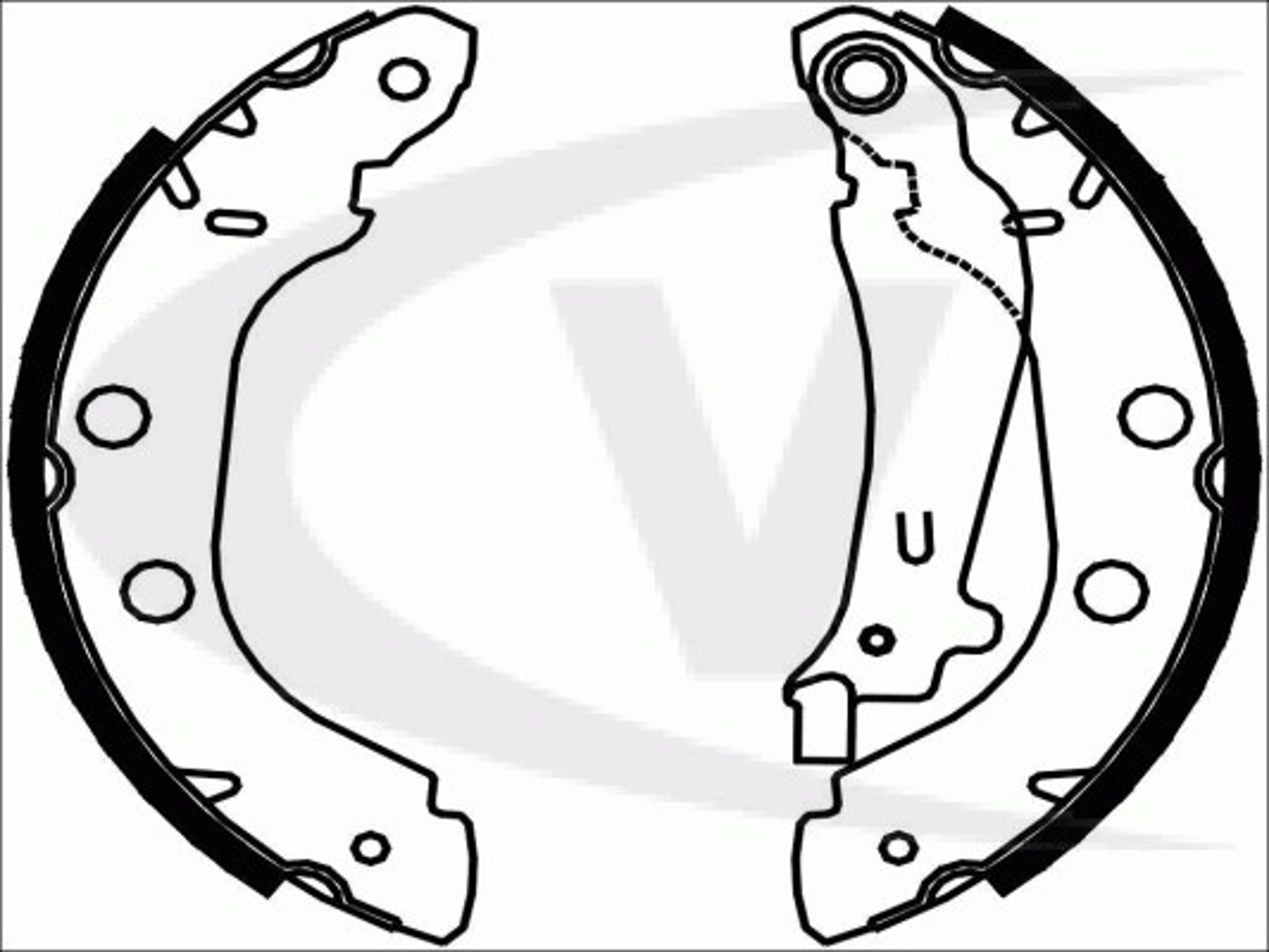 Комплект тормозных колодок VAICO V46-0178