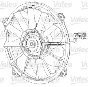 Вентилятор радиатора VALEO 696091
