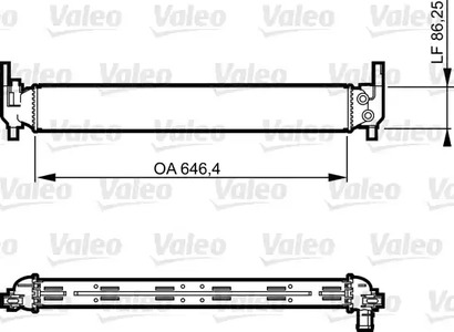 Радиатор охлаждение двигателя VALEO 735310