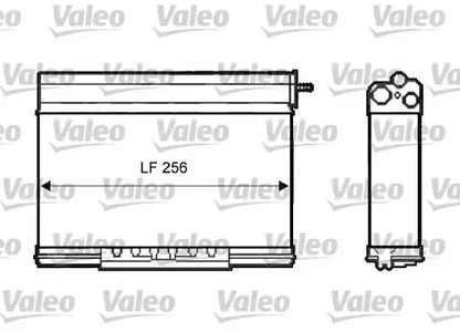 Радиатор отопителя VALEO 812401