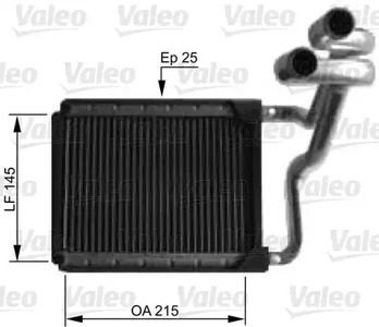 Радиатор отопителя VALEO 812441