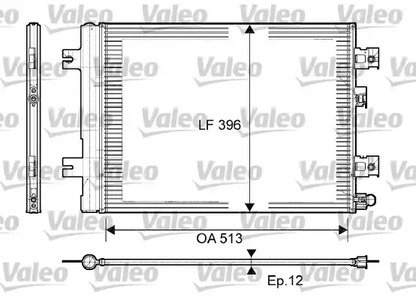 Конденсатор кондиционера VALEO 814077