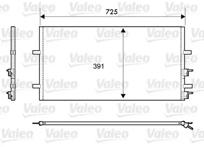 Конденсатор кондиционера VALEO 814087