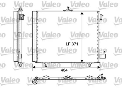 Конденсатор кондиционера VALEO 814095