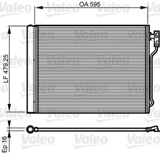 Радиатор кондиционера VALEO 814192