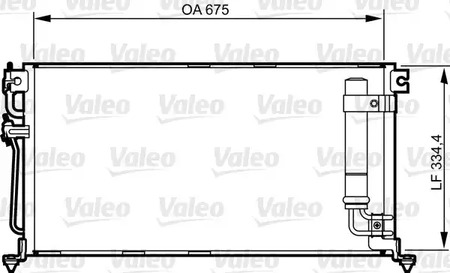 Конденсатор кондиционера VALEO 814273