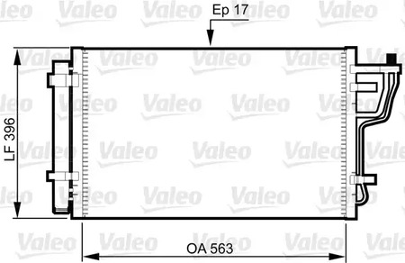 Конденсатор кондиционера VALEO 814351