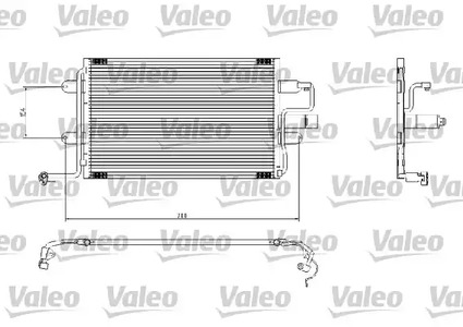 Конденсатор кондиционера VALEO 817244