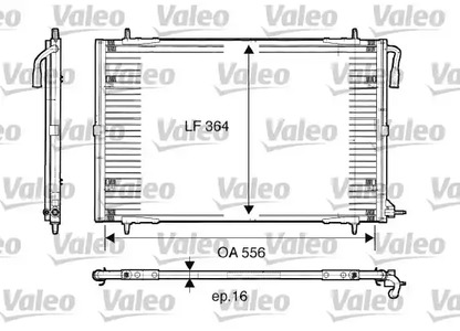 Конденсатор кондиционера VALEO 817283