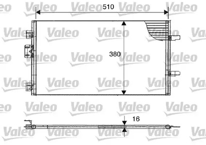 Конденсатор кондиционера VALEO 817602