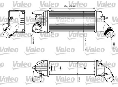 Интеркулер VALEO 817639