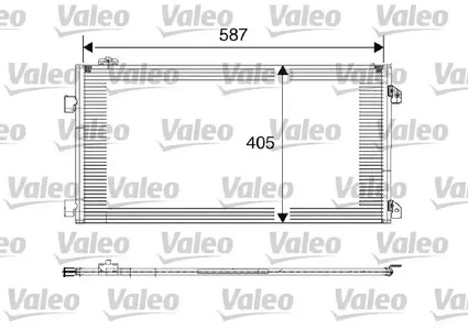 Конденсатор кондиционера VALEO 817646