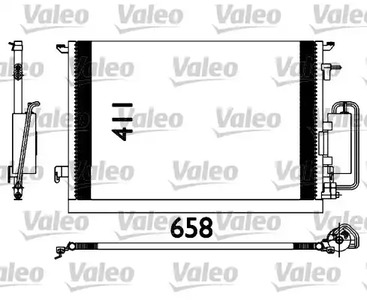 Конденсатор кондиционера VALEO 817647